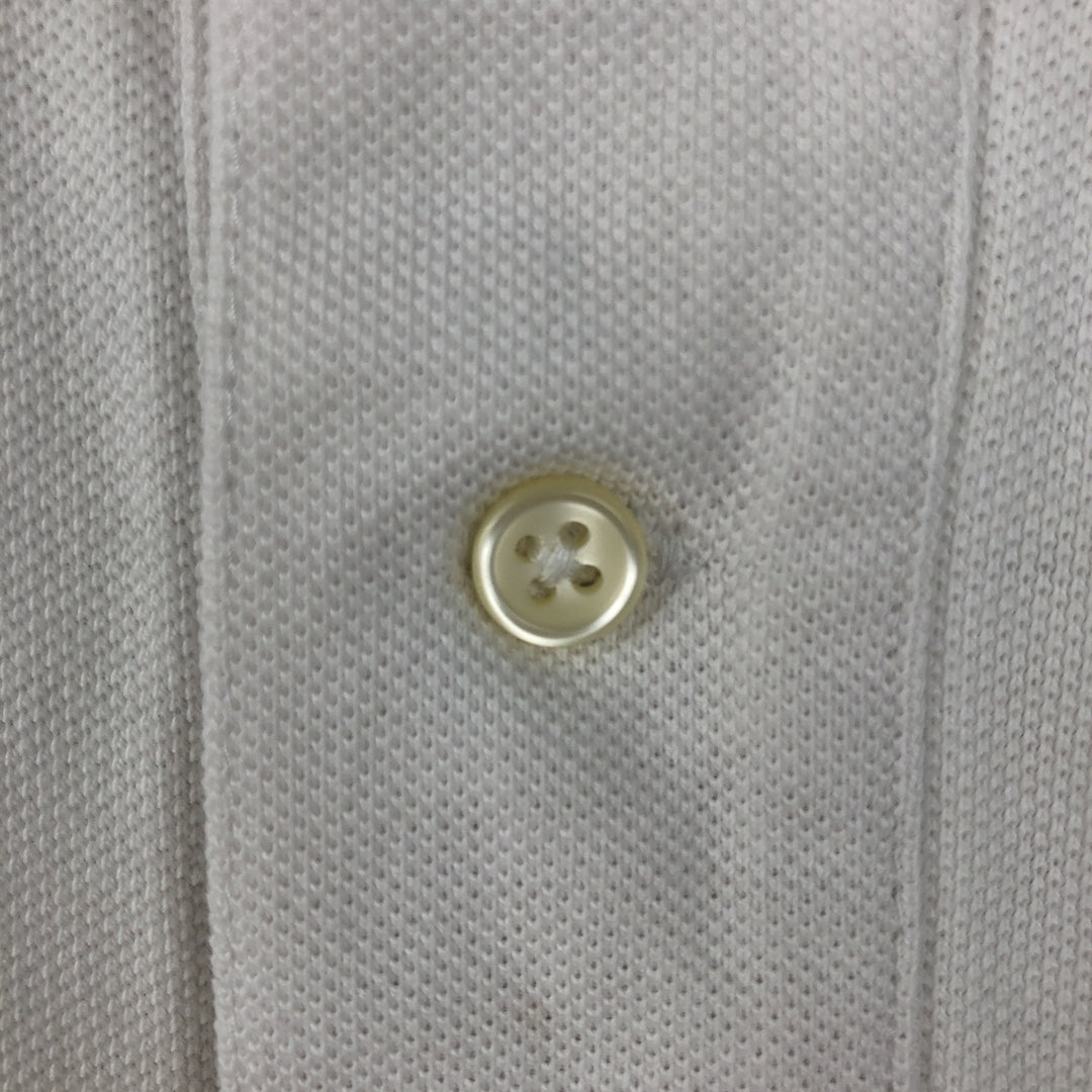Ralph Lauren POLO by Ralph Lauren short sleeve polo shirt, men's size L unclear white type Vintage Second Hand