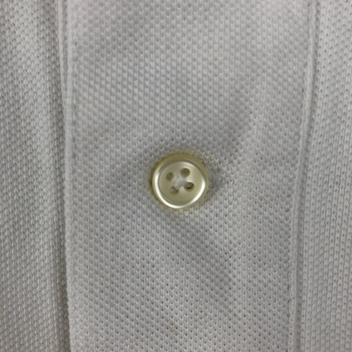 Ralph Lauren POLO by Ralph Lauren short sleeve polo shirt, men's size L unclear white type Vintage Second Hand