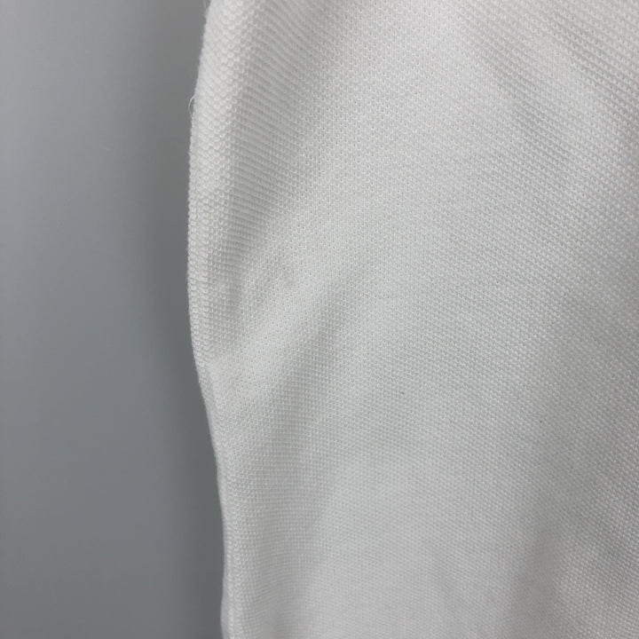 1990'S Tommy Hilfiger short-sleeved polo shirt, men's size S (approx.), vintage. cotton white type Vintage Second Hand