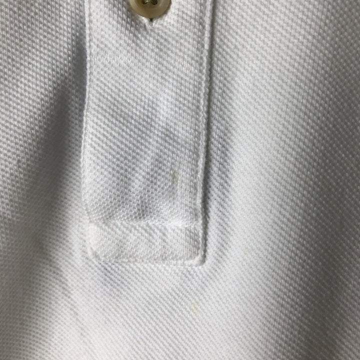 1990'S Tommy Hilfiger short-sleeved polo shirt, men's size S (approx.), vintage. cotton white type Vintage Second Hand