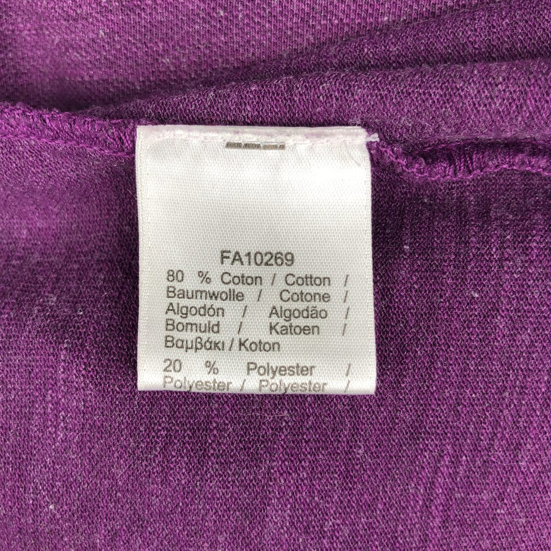 Lacoste LACOSTE SLIM FIT short sleeve polo shirt, men's size L cotton purple type Vintage Second Hand