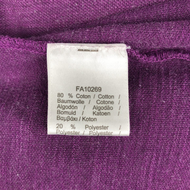 Lacoste LACOSTE SLIM FIT short sleeve polo shirt, men's size L cotton purple type Vintage Second Hand
