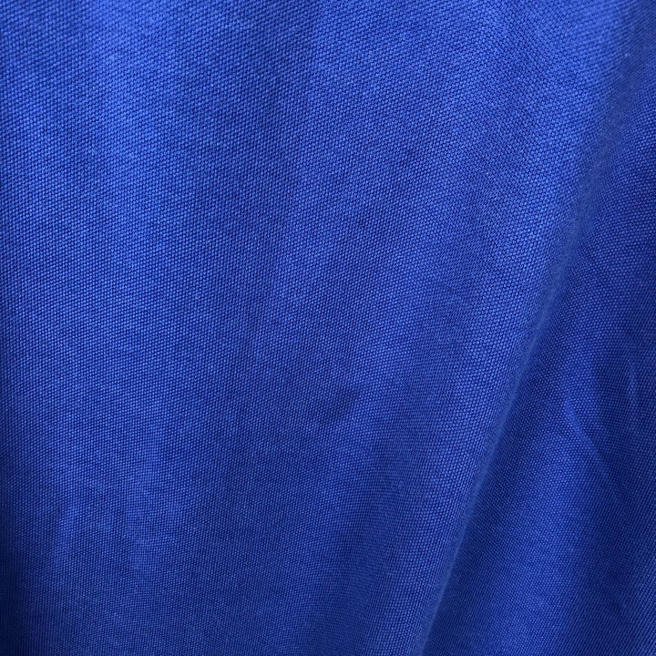 Ralph Lauren POLO GOLF Big Pony Short-Sleeve Polo Shirt, Men's Size M (approx.) Pima Cotton blue type Vintage Second Hand