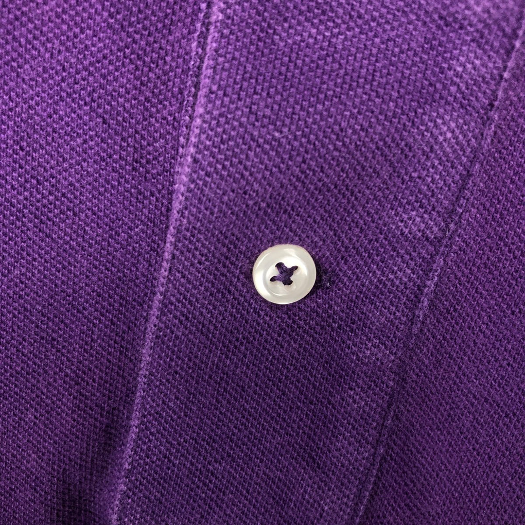 Ralph Lauren POLO by Ralph Lauren short sleeve polo shirt, men's XL size cotton purple type Vintage Second Hand