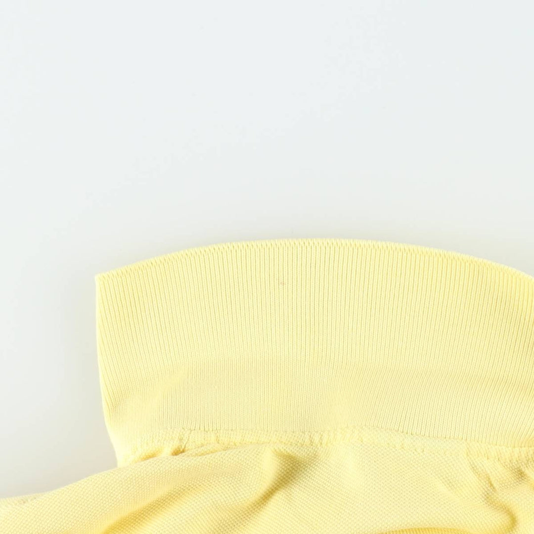 Lacoste short sleeve polo shirt, men's XL size cotton yellow type Vintage Second Hand