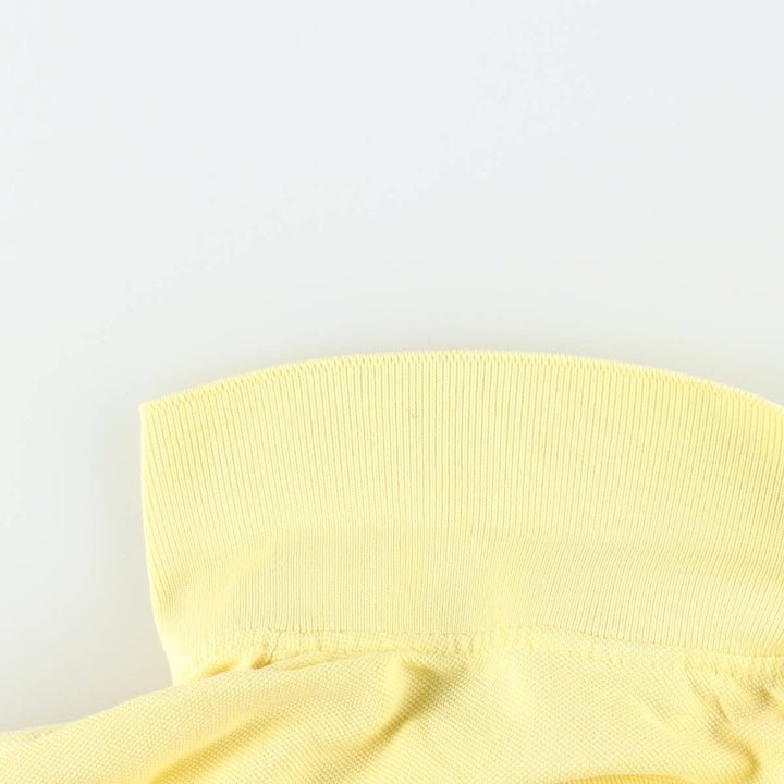Lacoste short sleeve polo shirt, men's XL size cotton yellow type Vintage Second Hand