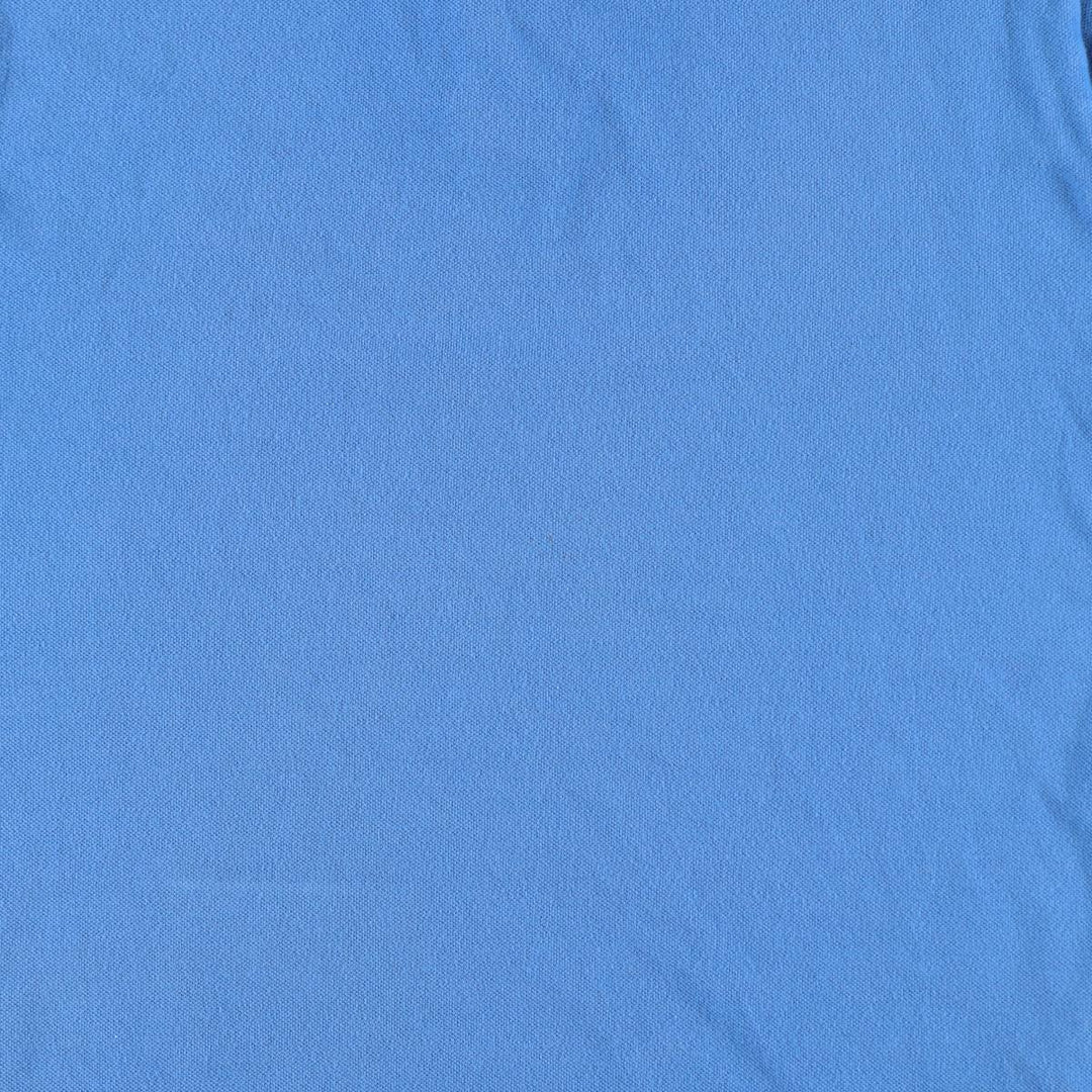 Ralph Lauren POLO by Ralph Lauren CUSTOM FIT short sleeve polo shirt, men's size L cotton blue type Vintage Second Hand
