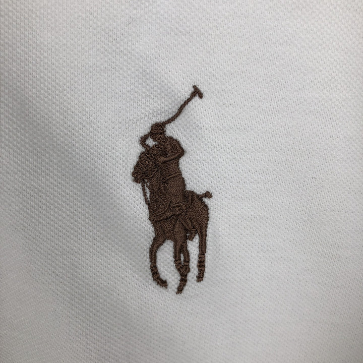 Ralph Lauren POLO GOLF Short Sleeve Polo Shirt Men's XL cotton white type Vintage Second Hand