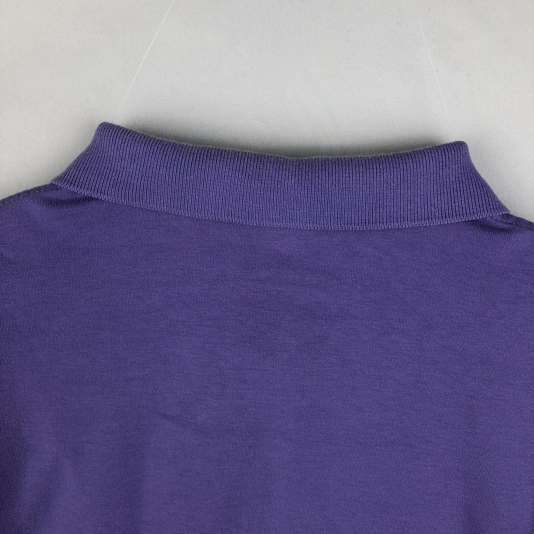 Ralph Lauren POLO by Ralph Lauren short sleeve polo shirt, men's XL size cotton purple type Vintage Second Hand