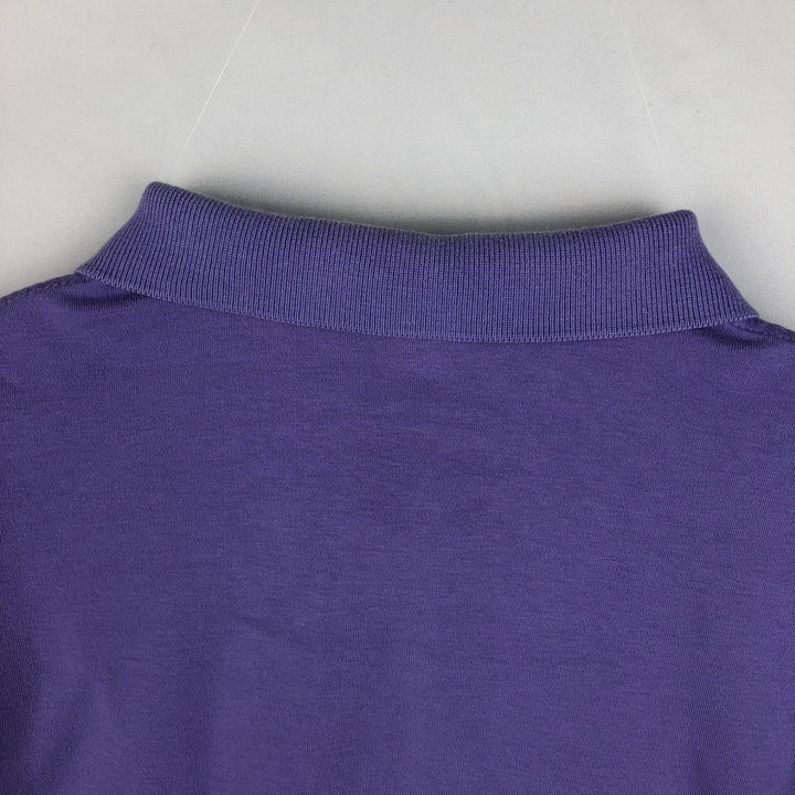 Ralph Lauren POLO by Ralph Lauren short sleeve polo shirt, men's XL size cotton purple type Vintage Second Hand