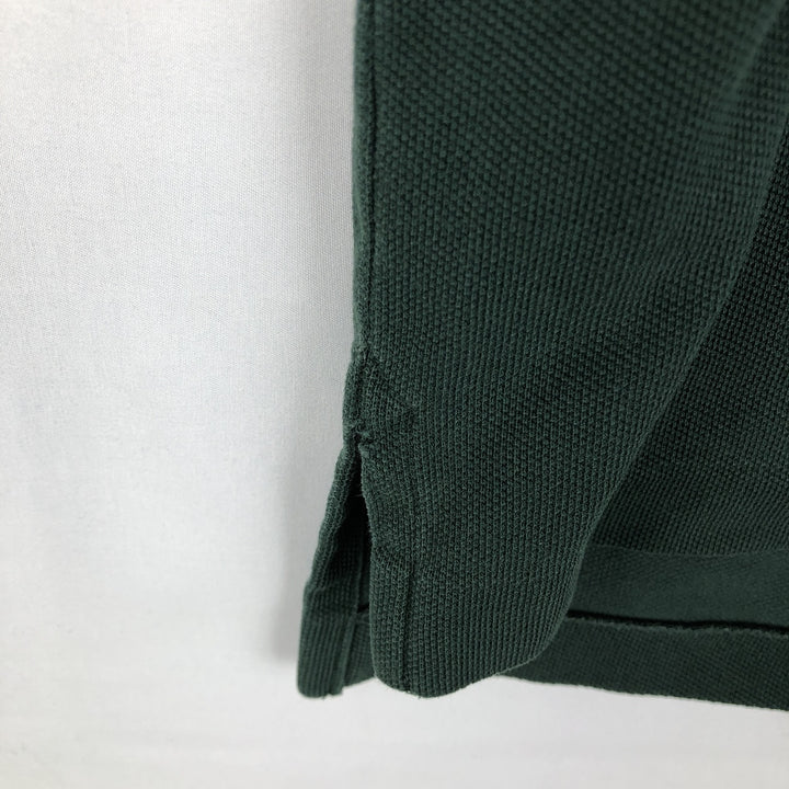 Brooks Brothers Men's Short Sleeve Polo Shirt, Size L cotton Green type dark green Vintage Second Hand