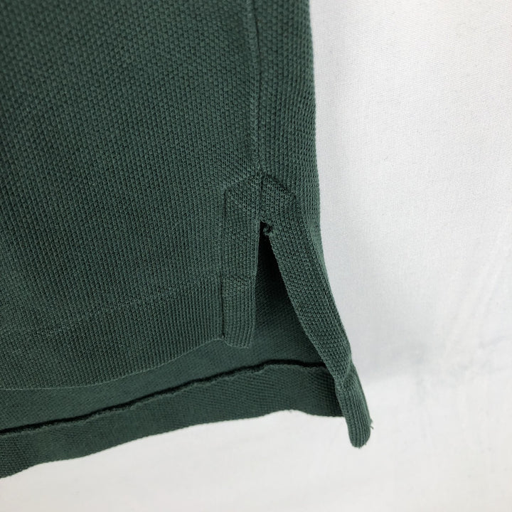 Brooks Brothers Men's Short Sleeve Polo Shirt, Size L cotton Green type dark green Vintage Second Hand