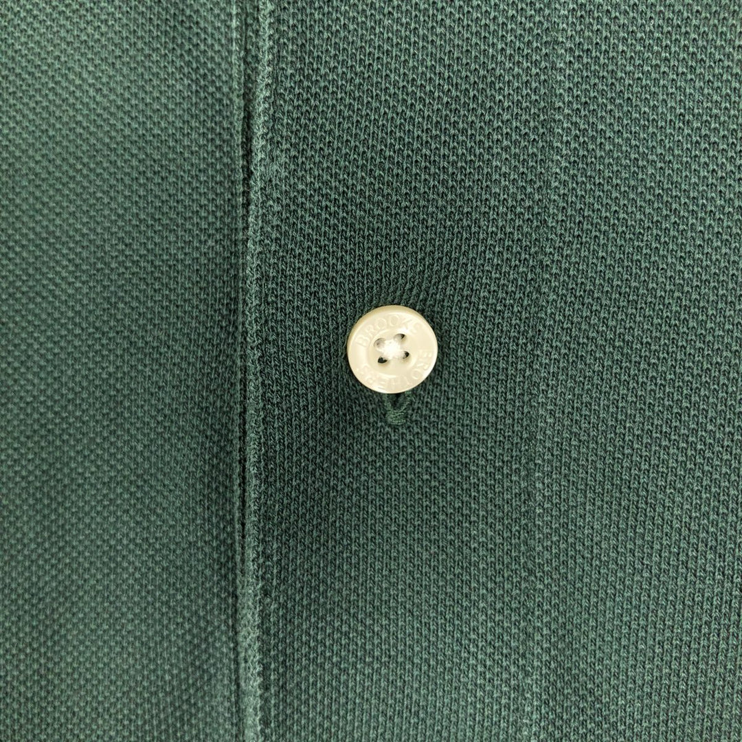 Brooks Brothers Est.1818 Slim Fit Short-Sleeve Polo Shirt (Men's Size M) cotton Green type dark green Vintage Second Hand