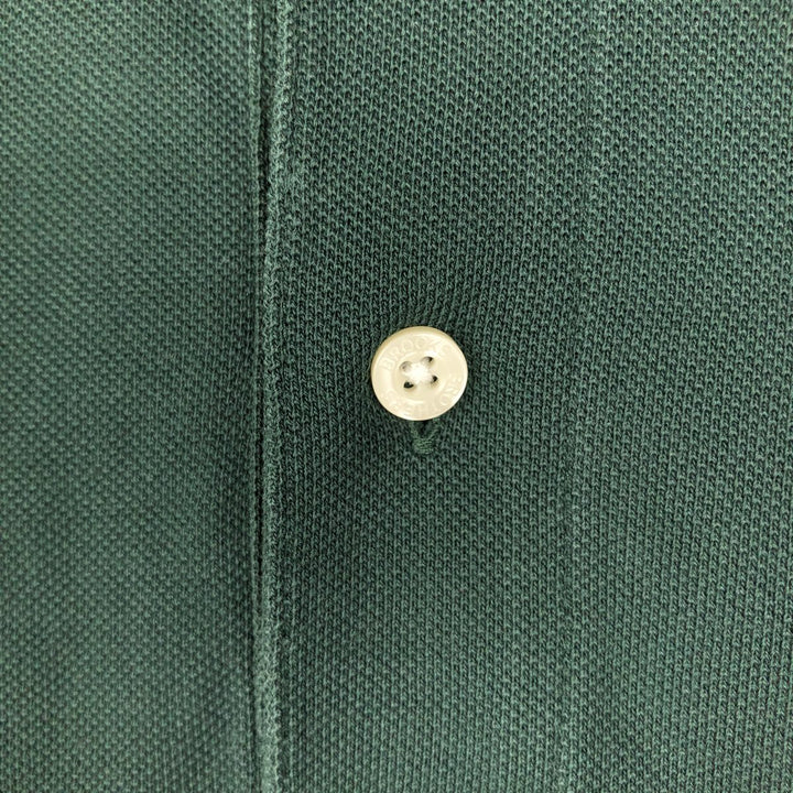 Brooks Brothers Est.1818 Slim Fit Short-Sleeve Polo Shirt (Men's Size M) cotton Green type dark green Vintage Second Hand