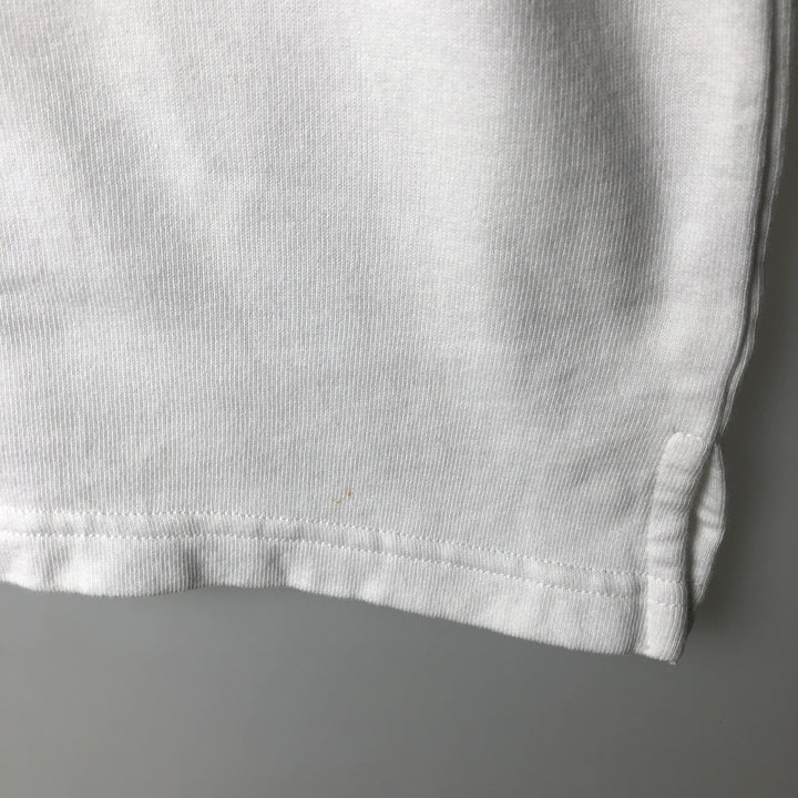1990'S Tommy Hilfiger Half-Zip Short-Sleeve Polo Shirt, Men's Size L (approx.), Vintage cotton white type Vintage Second Hand