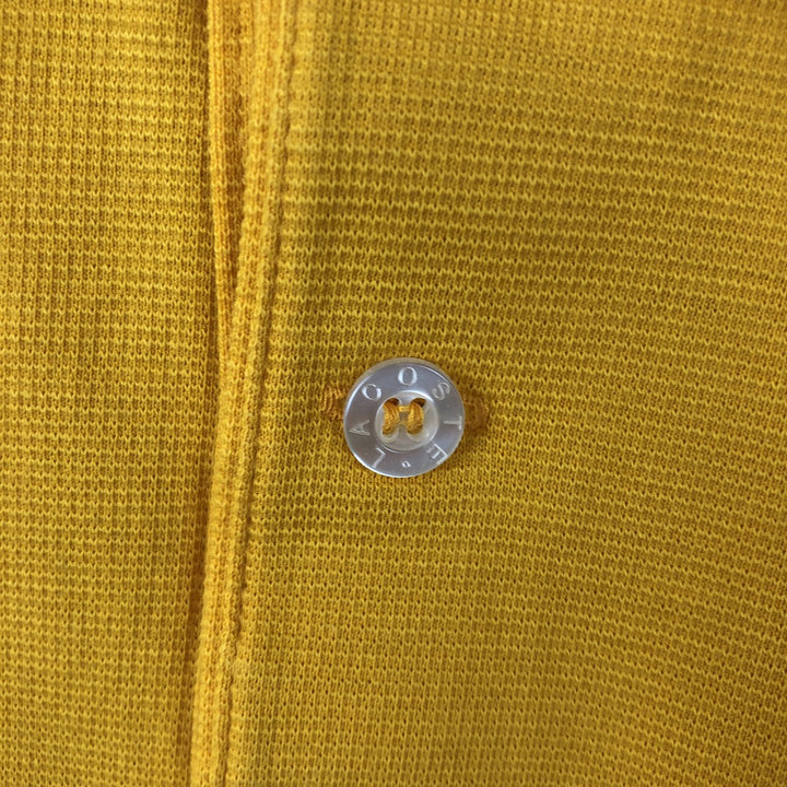 Lacoste LACOSTE SPORT short sleeve polo shirt, men's size L cotton yellow type Vintage Second Hand
