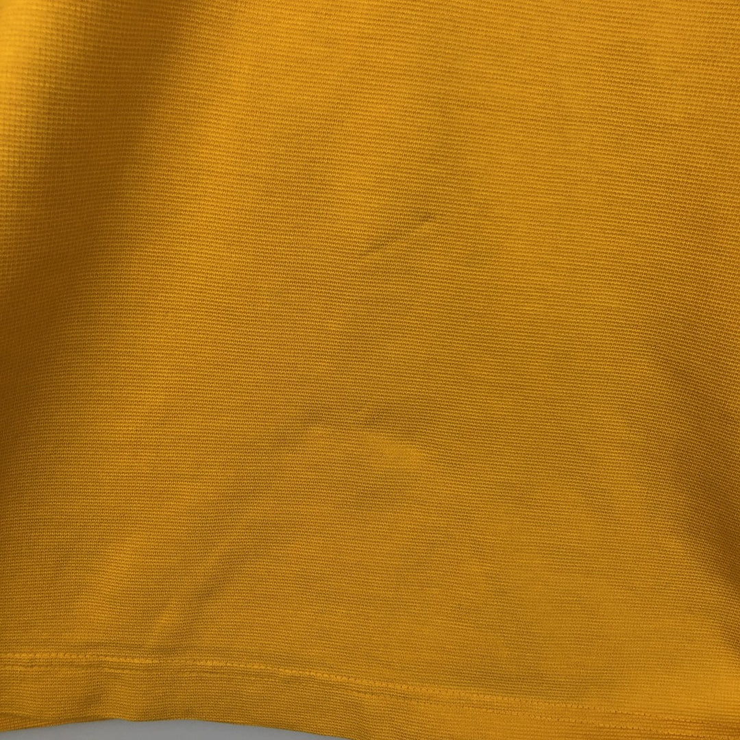Lacoste LACOSTE SPORT short sleeve polo shirt, men's size L cotton yellow type Vintage Second Hand
