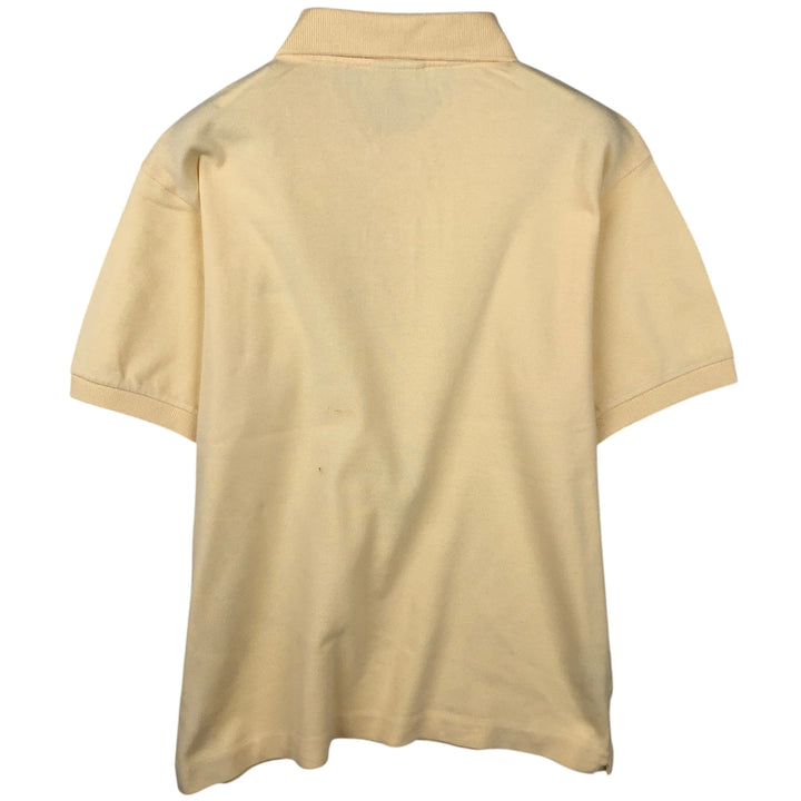 1990'S Lacoste French-designed short-sleeved polo shirt, size 3 (equivalent to men's S), vintage. cotton lemon yellow Vintage Second Hand