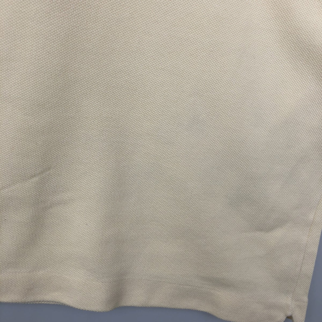 1990'S Lacoste French-designed short-sleeved polo shirt, size 3 (equivalent to men's S), vintage. cotton lemon yellow Vintage Second Hand
