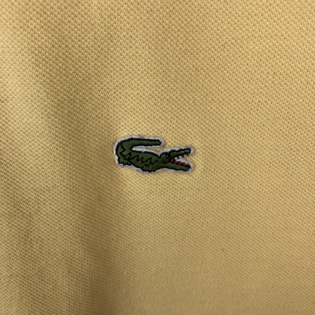 Lacoste LACOSTE French design short sleeve polo shirt size 8, men's XXL equivalent unclear yellow type Vintage Second Hand