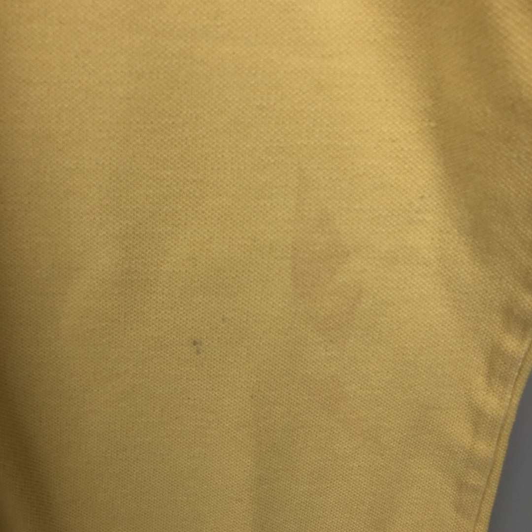 Lacoste LACOSTE French design short sleeve polo shirt size 8, men's XXL equivalent unclear yellow type Vintage Second Hand