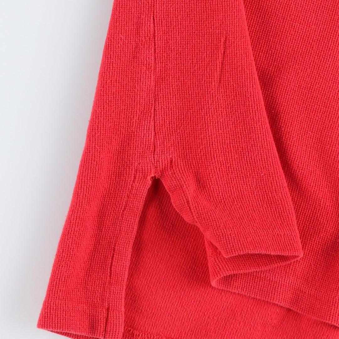 ~2000'S Ralph Lauren POLO SPORT short-sleeved polo shirt, men's size L (approx.) cotton red type Vintage Second Hand