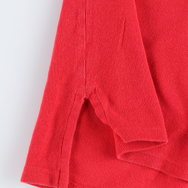 ~2000'S Ralph Lauren POLO SPORT short-sleeved polo shirt, men's size L (approx.) cotton red type Vintage Second Hand