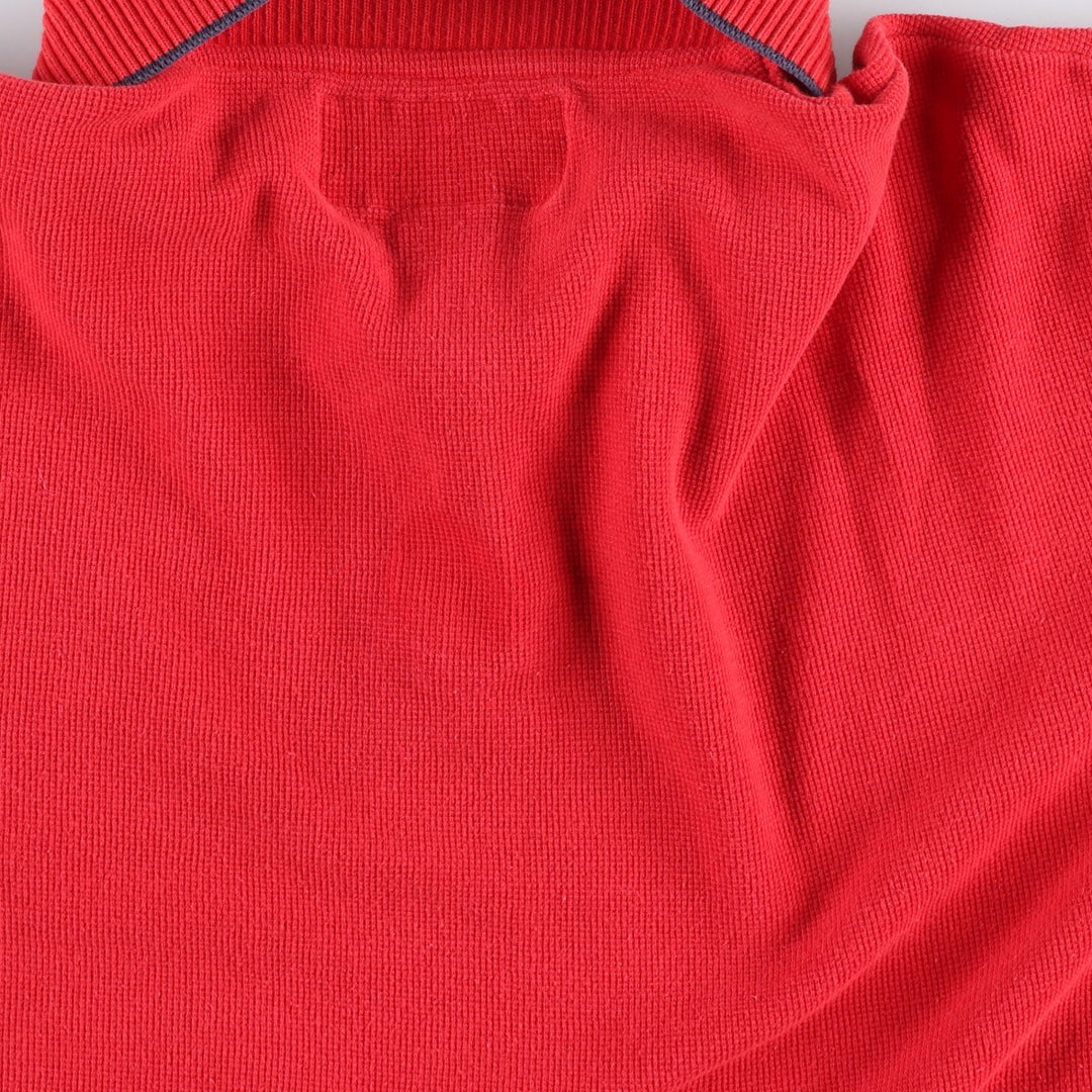 ~2000'S Ralph Lauren POLO SPORT short-sleeved polo shirt, men's size L (approx.) cotton red type Vintage Second Hand