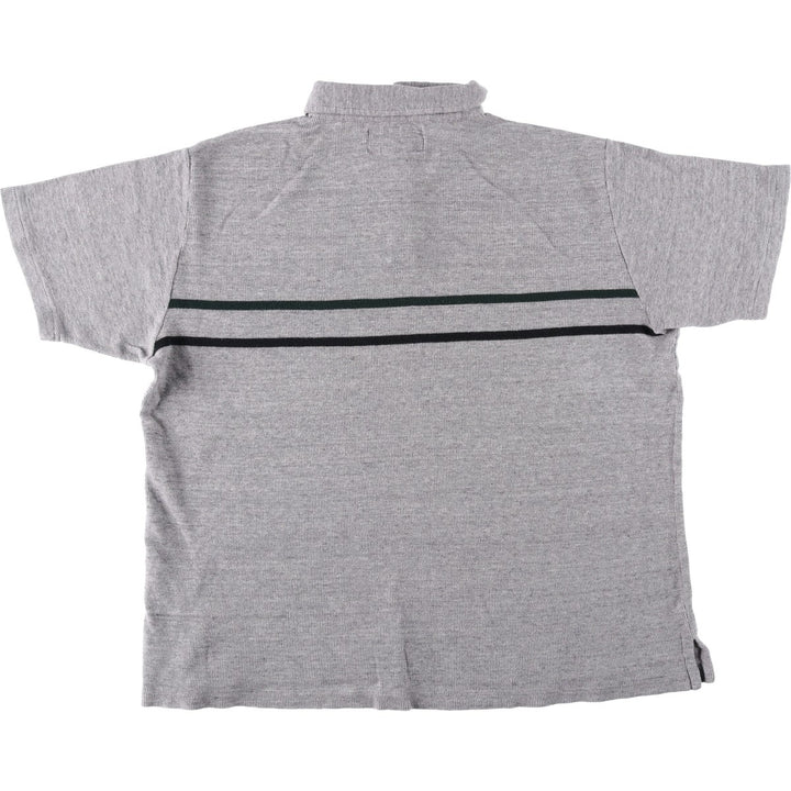 ~2000'S Ralph Lauren POLO SPORT Short-Sleeve Polo Shirt, Men's Size XL (approx.) cotton gray type Vintage Second Hand
