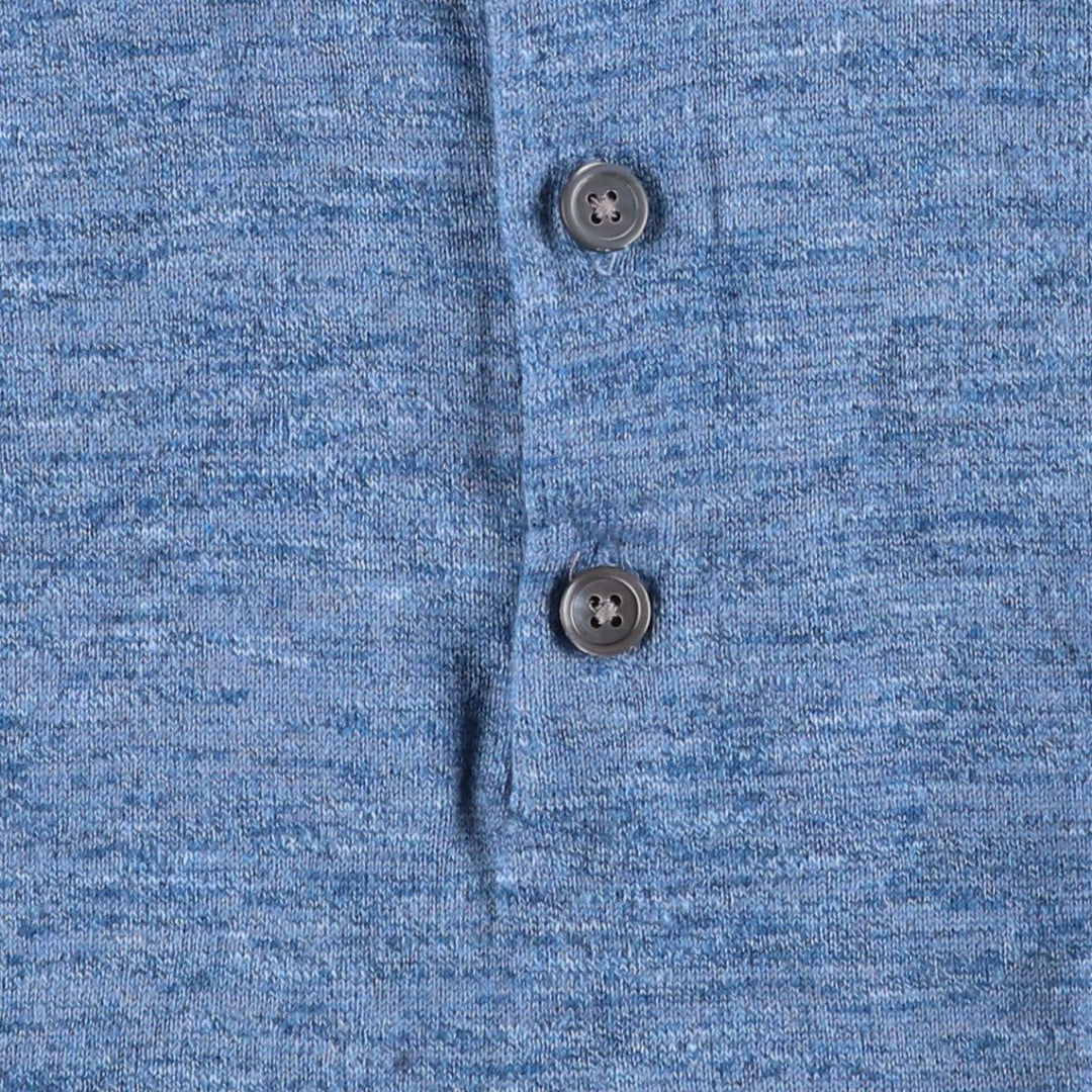 Banana Republic Short Sleeve Polo Shirt, Men's Size L cotton Blue type light blue Vintage Second Hand