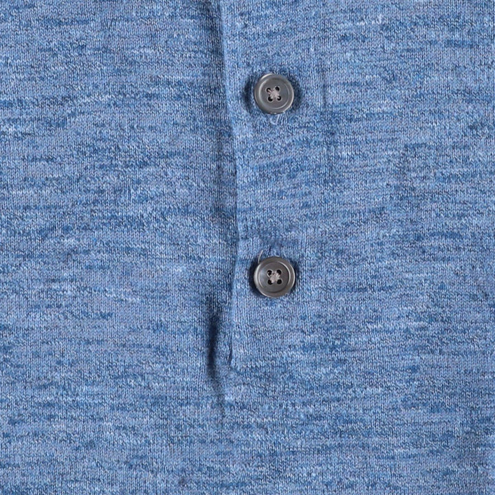 Banana Republic Short Sleeve Polo Shirt, Men's Size L cotton Blue type light blue Vintage Second Hand