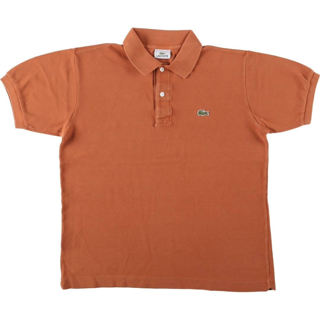 Lacoste LACOSTE Short Sleeve Polo Shirt Size 4 Men's M cotton orange type Vintage Second Hand