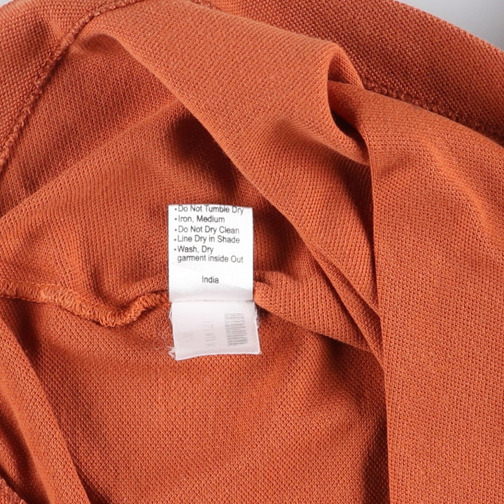 Lacoste LACOSTE Short Sleeve Polo Shirt Size 4 Men's M cotton orange type Vintage Second Hand