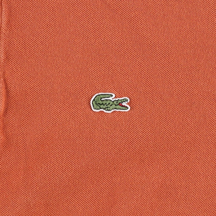 Lacoste LACOSTE Short Sleeve Polo Shirt Size 4 Men's M cotton orange type Vintage Second Hand