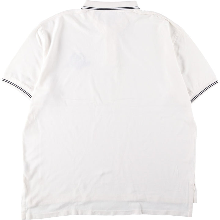 Ralph Lauren POLO by Ralph Lauren short sleeve polo shirt, men's XL size cotton white type Vintage Second Hand