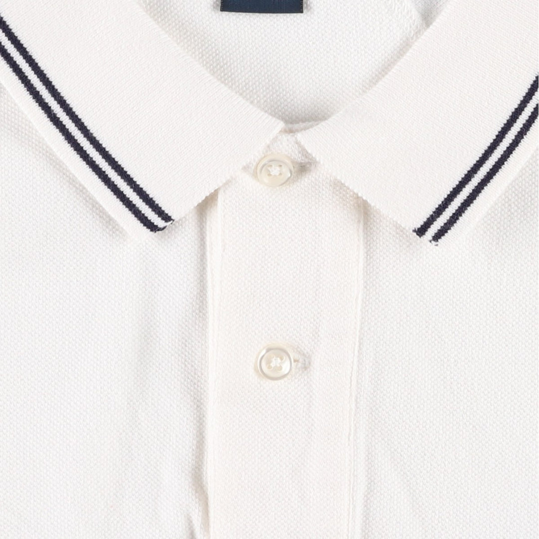Ralph Lauren POLO by Ralph Lauren short sleeve polo shirt, men's XL size cotton white type Vintage Second Hand