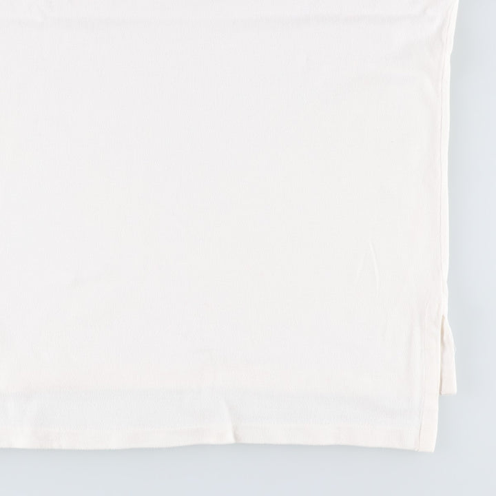 Ralph Lauren POLO by Ralph Lauren short sleeve polo shirt, men's XL size cotton white type Vintage Second Hand