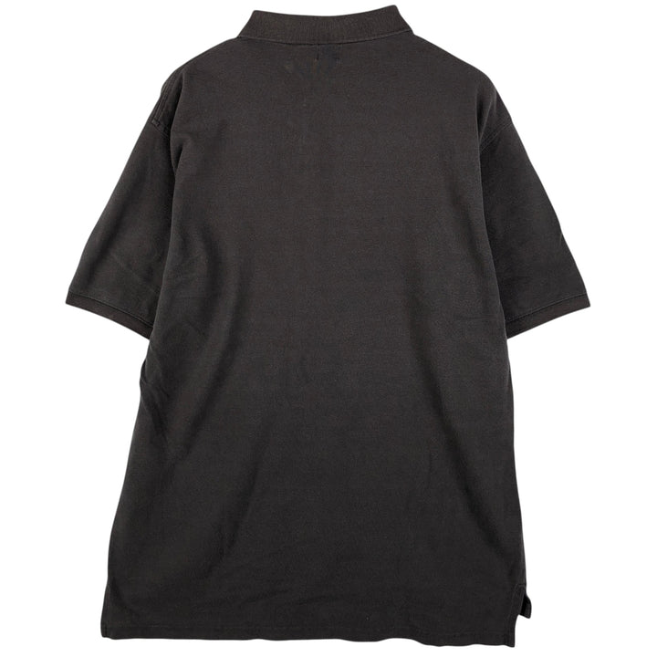 90'S GAP Old Gap Short-Sleeve Polo Shirt, Men's Size XL (Equivalent), Vintage cotton Charcoal Vintage Second Hand
