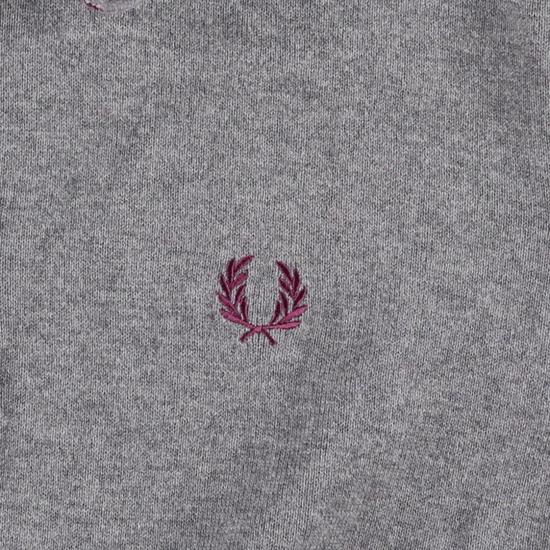 Fred Perry short sleeve polo shirt, size M for men unclear gray type Vintage Second Hand