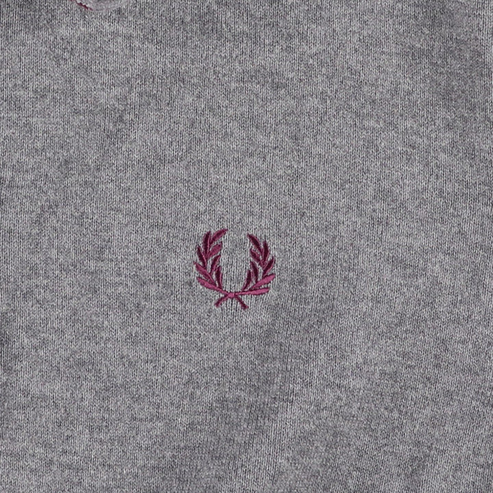 Fred Perry short sleeve polo shirt, size M for men unclear gray type Vintage Second Hand