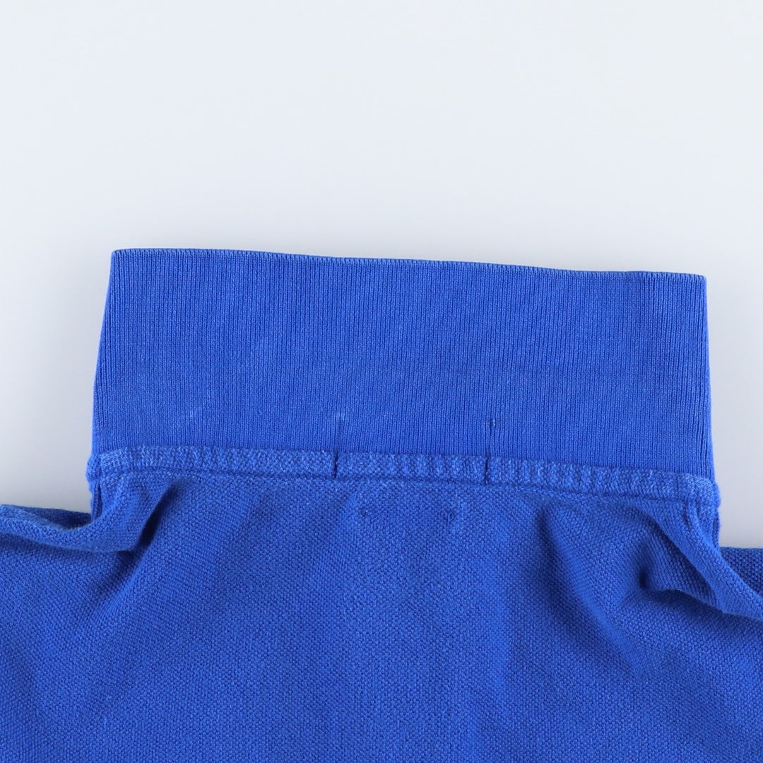 Ralph Lauren POLO RALPH LAUREN CUSTOM SLIM FIT Big Pony Short Sleeve Polo Shirt Men's XL cotton blue type Vintage Second Hand