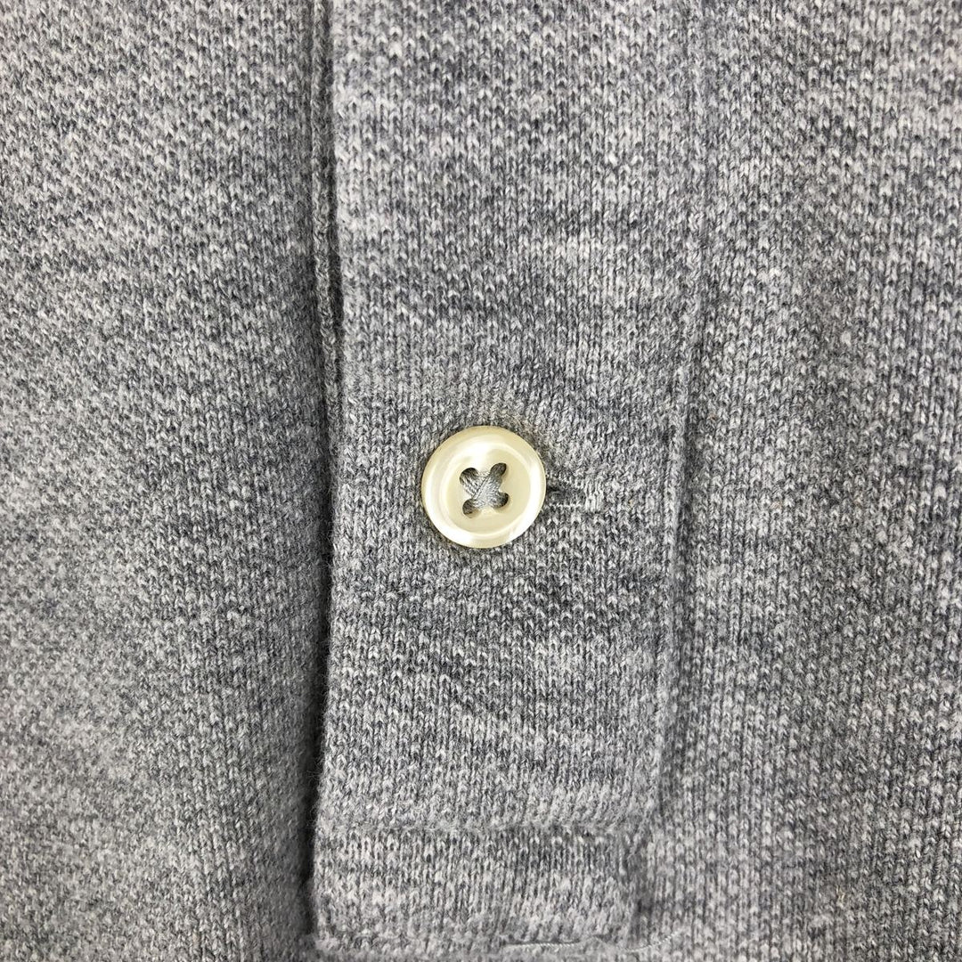 Ralph Lauren POLO RALPH LAUREN CLASSIC FIT Big Pony Short Sleeve Polo Shirt Men's XL cotton gray type Vintage Second Hand