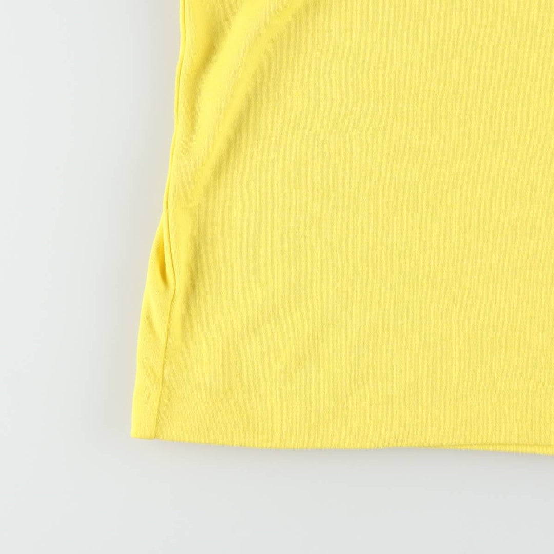 90'S Nike Silver Tag Short-Sleeve Polo Shirt, Men's Size L (Equivalent), Vintage unclear yellow type Vintage Second Hand