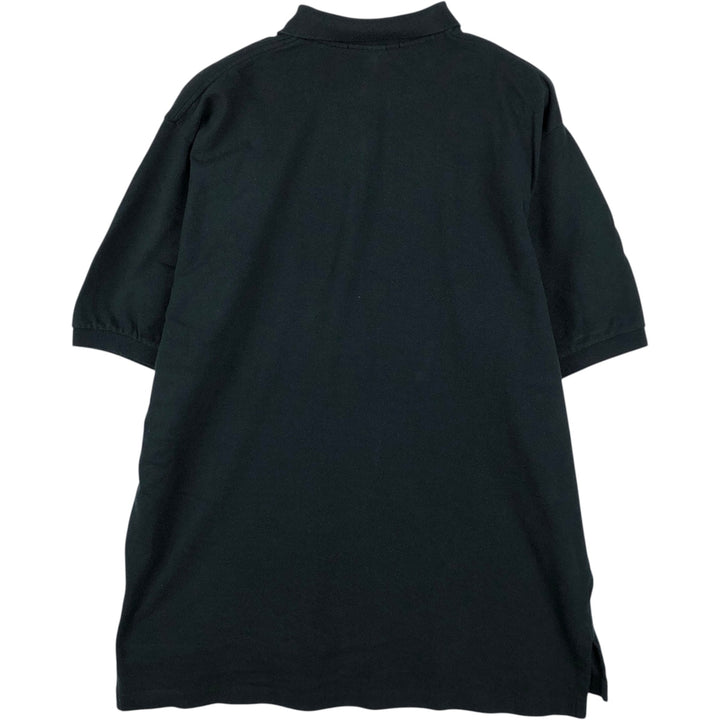 Ralph Lauren POLO by Ralph Lauren short sleeve polo shirt, men's XL size cotton black type Vintage Second Hand