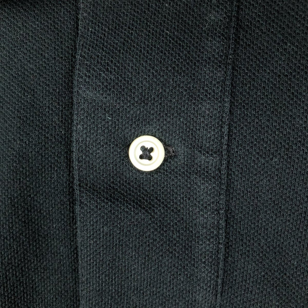Ralph Lauren POLO by Ralph Lauren short sleeve polo shirt, men's XL size cotton black type Vintage Second Hand