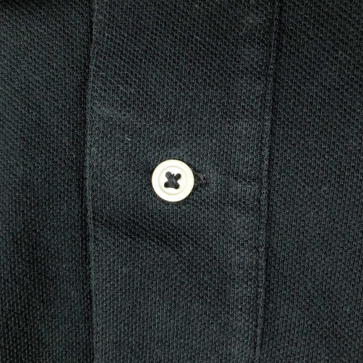 Ralph Lauren POLO by Ralph Lauren short sleeve polo shirt, men's XL size cotton black type Vintage Second Hand