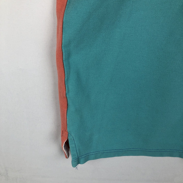 80'S Ralph Lauren CHAPS short sleeve polo shirt, men's size L, vintage cotton blue type Vintage Second Hand