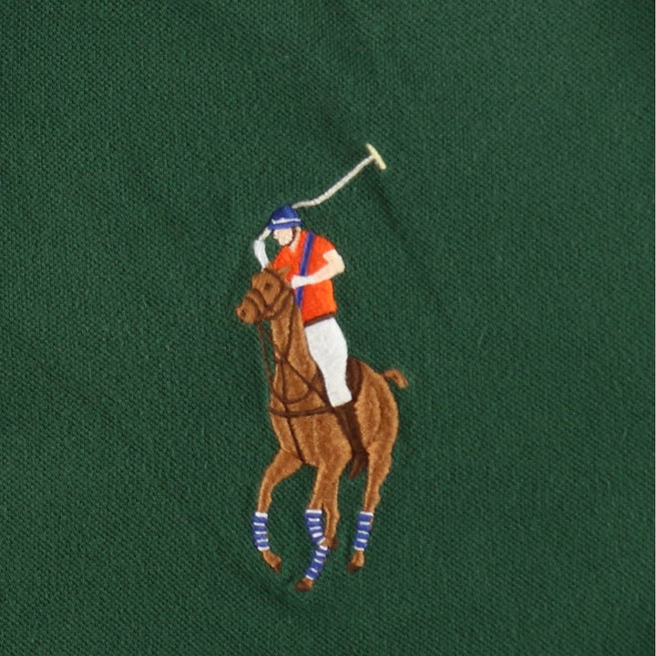 Ralph Lauren POLO by Ralph Lauren short sleeve polo shirt, men's size L cotton green type Vintage Second Hand