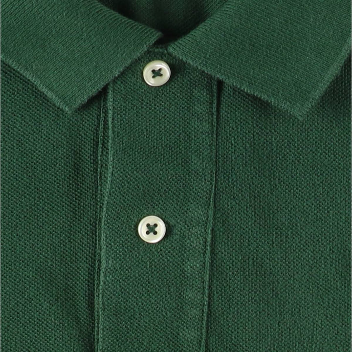 Ralph Lauren POLO by Ralph Lauren short sleeve polo shirt, men's size L cotton green type Vintage Second Hand