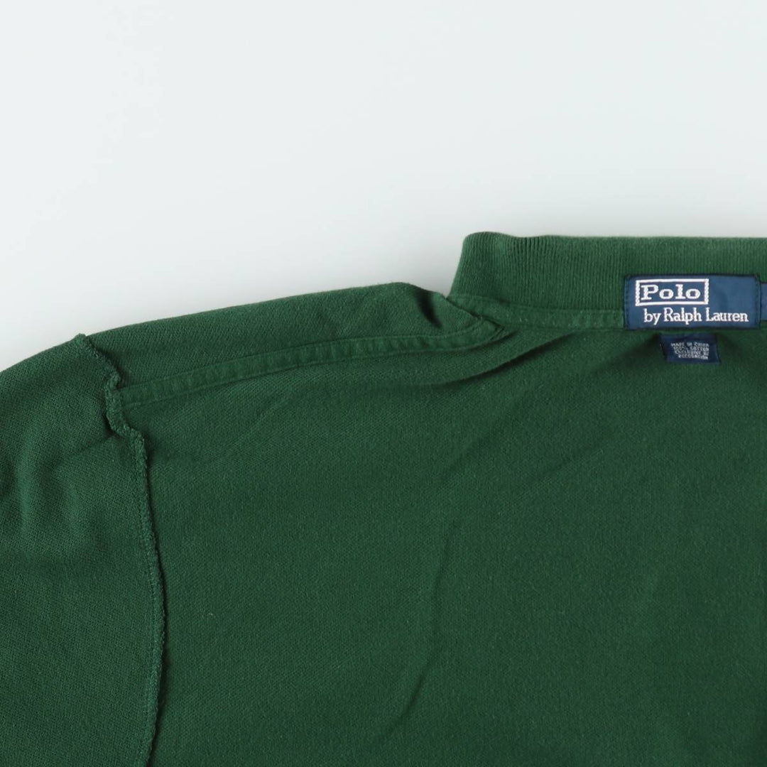 Ralph Lauren POLO by Ralph Lauren short sleeve polo shirt, men's size L cotton green type Vintage Second Hand